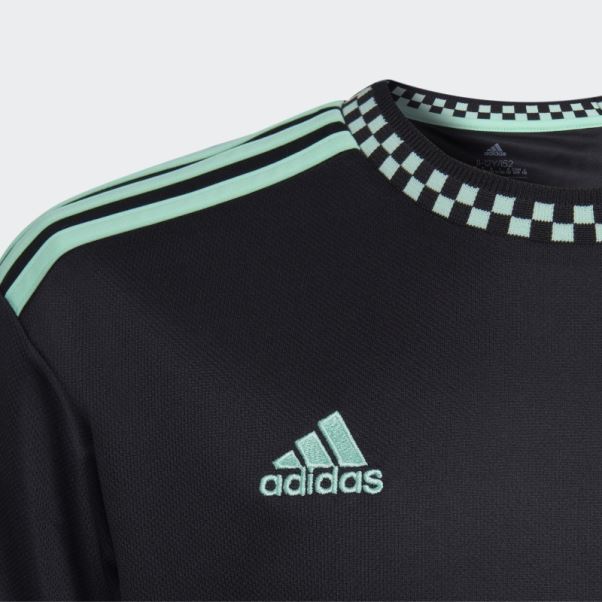 Maillot Extérieur Leicester City Fc 22/23 Noir Adidas