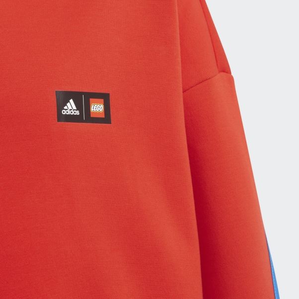 Adidas X Classic Lego Sweat à Capuche Rouge Mode