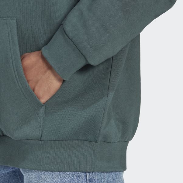 Sweat à Capuche Graphique Adidas Rekive Vert Minéral Chaud