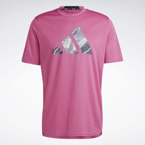 T-shirt D'entraînement Adidas Conçu Pour Le Mouvement Fuchsia Hiit