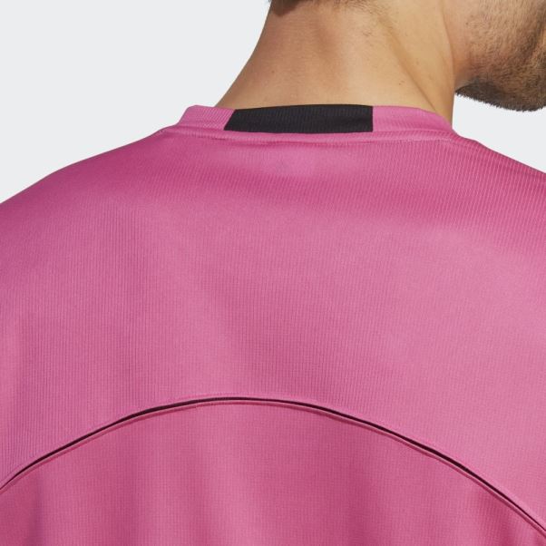 T-shirt D'entraînement Adidas Conçu Pour Le Mouvement Fuchsia Hiit