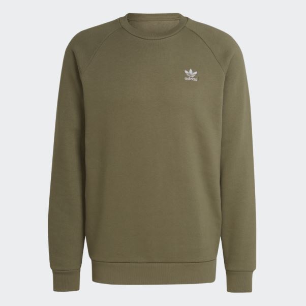 Sweat à Capuche Adidas Trèfle Essentials Olive