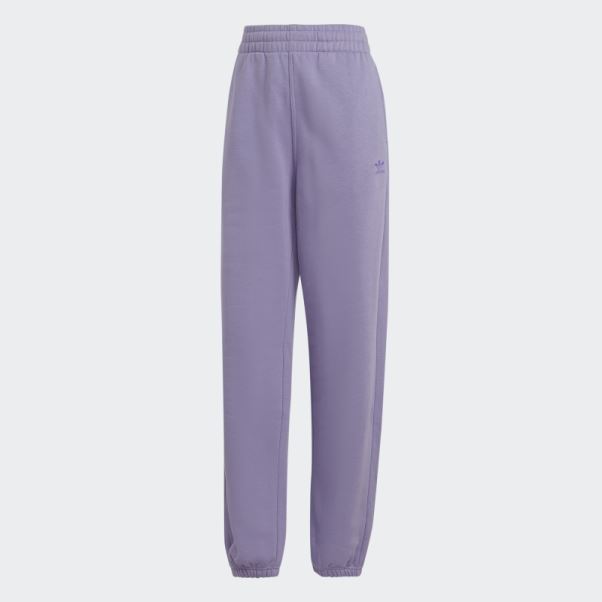 Adidas Pantalon De Jogging Polaire Essentials Lilas