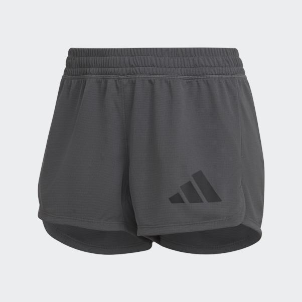 Short Adidas Pacer 3-bar Knit Gris