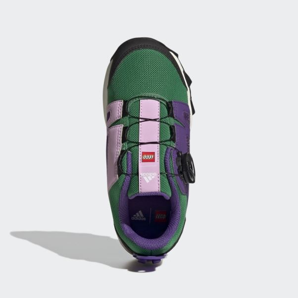 Adidas Terrex Agravic Boa X Lego Chaussures De Course Sur Sentier Mode Vert