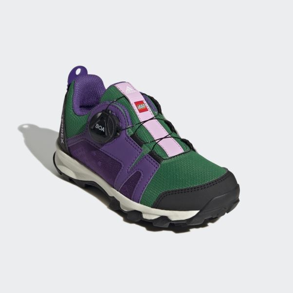 Vert Chaud Adidas Terrex Agravic Boa X Lego Chaussures De Course Sur Sentier