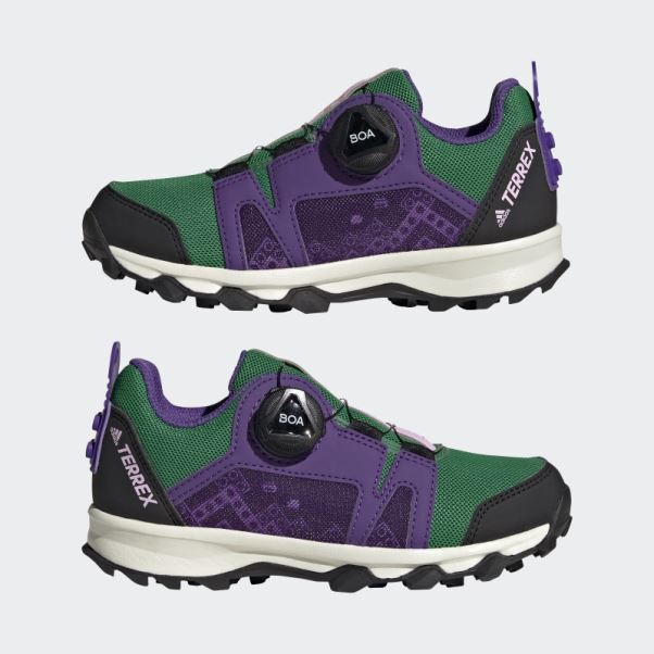 Vert Chaud Adidas Terrex Agravic Boa X Lego Chaussures De Course Sur Sentier