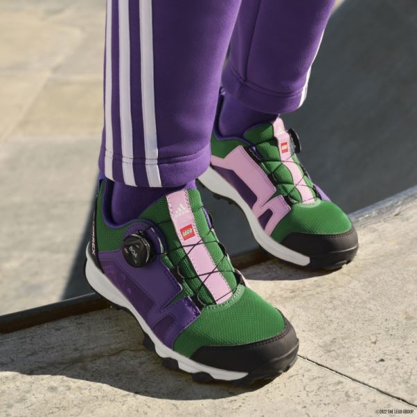 Vert Chaud Adidas Terrex Agravic Boa X Lego Chaussures De Course Sur Sentier