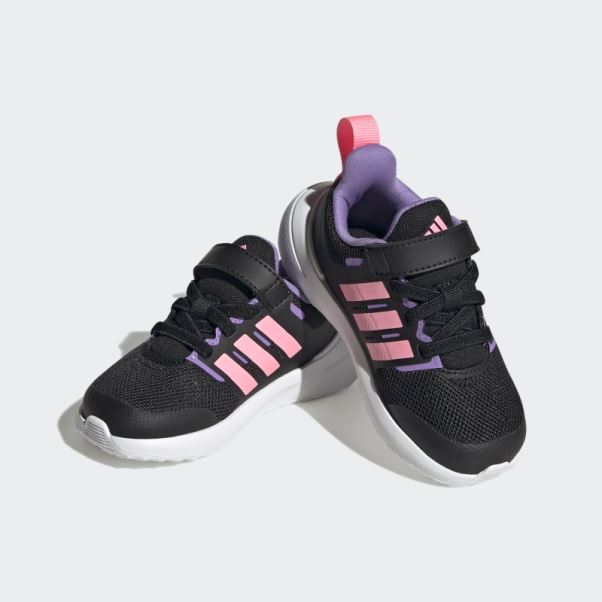 Adidas Fortarun 2.0 Cloudfoam Elastic Lace Top Strap Shoes Violet
