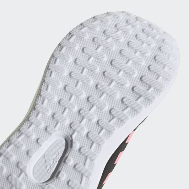 Adidas Fortarun 2.0 Cloudfoam Chaussures à Lacets élastiques Noir