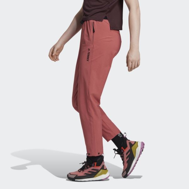 Pantalon De Randonnée Terrex Liteflex Rouge Adidas