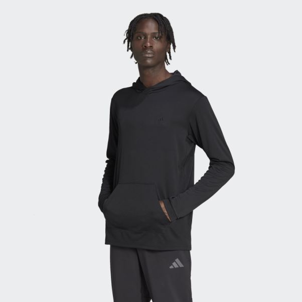 Adidas Train Essentials Made To Be Remade Training Sweat à Capuche Manches Longues Noir