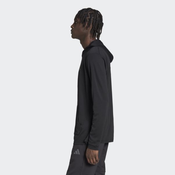 Adidas Train Essentials Made To Be Remade Training Sweat à Capuche Manches Longues Noir