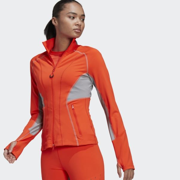 Adidas By Stella Mccartney Couche Intermédiaire D'entraînement Truepurpose Orange Mode