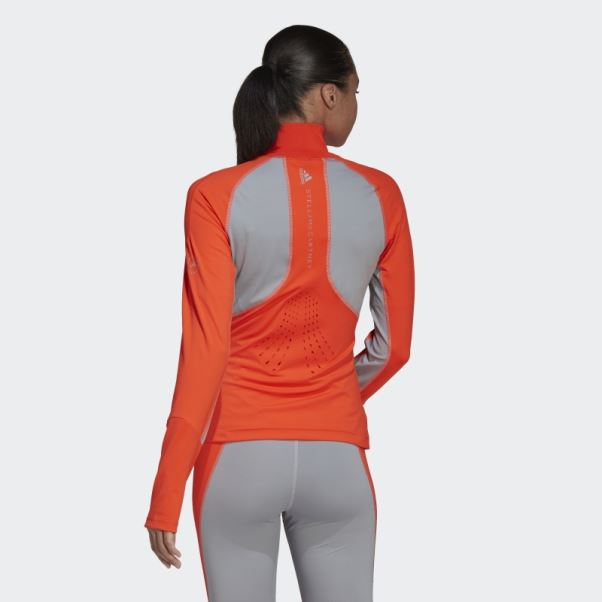 Adidas By Stella Mccartney Couche Intermédiaire D'entraînement Truepurpose Orange Mode