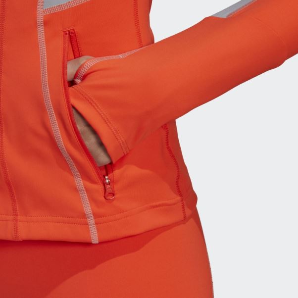 Adidas By Stella Mccartney Couche Intermédiaire D'entraînement Truepurpose Orange Mode