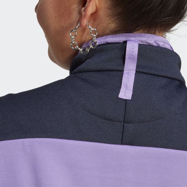 Adidas Violet Tiro Suit-up Track Top Advanced (taille Plus)