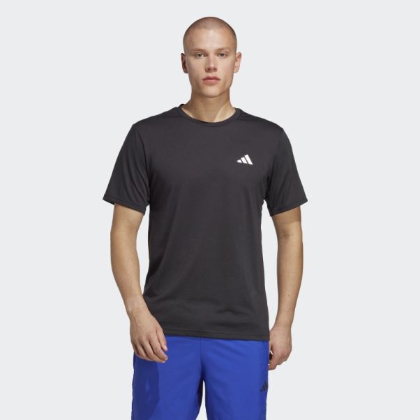 Adidas Train Essentials T-shirt D'entraînement Confort Noir