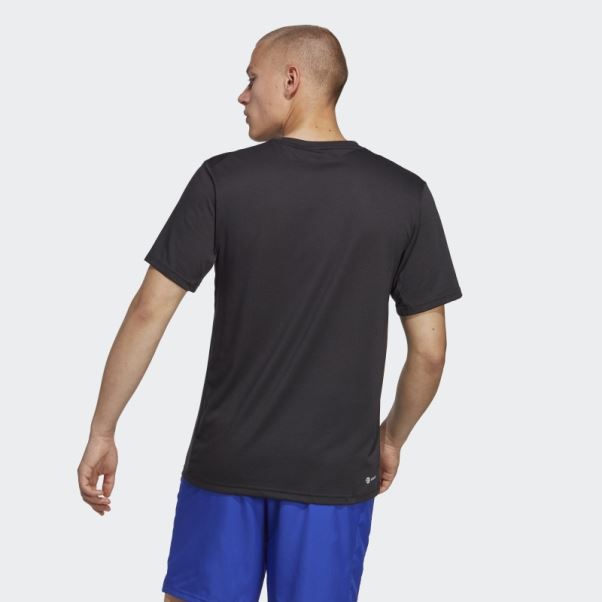 Adidas Train Essentials T-shirt D'entraînement Confort Noir
