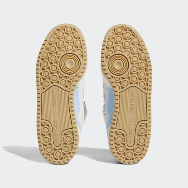 Chaussures Adidas Forum Mid Blanches