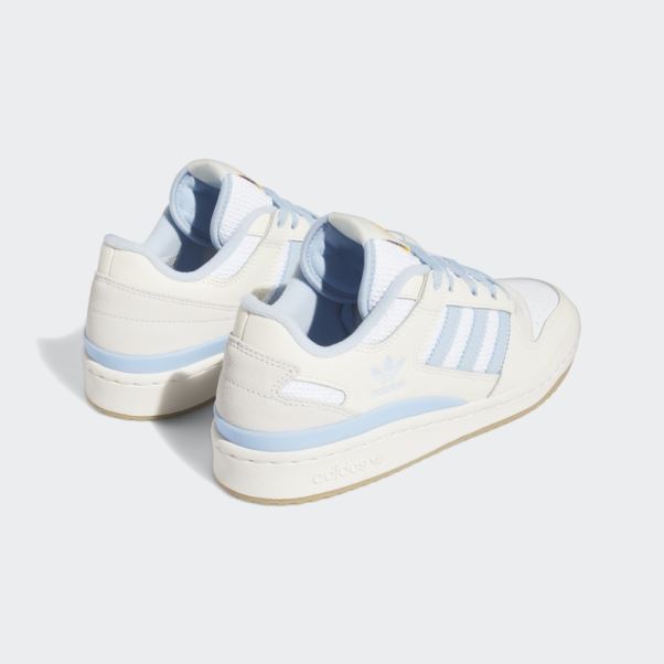 Chaussures Adidas Forum Mid Blanches