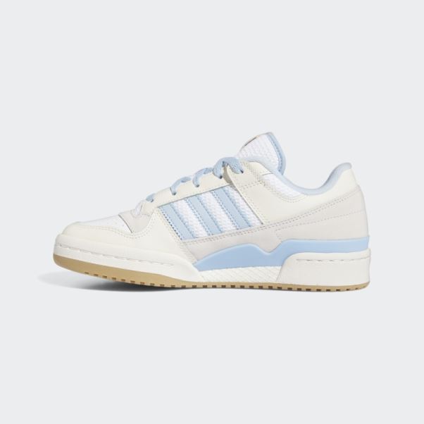 Chaussures Adidas Forum Mid Blanches