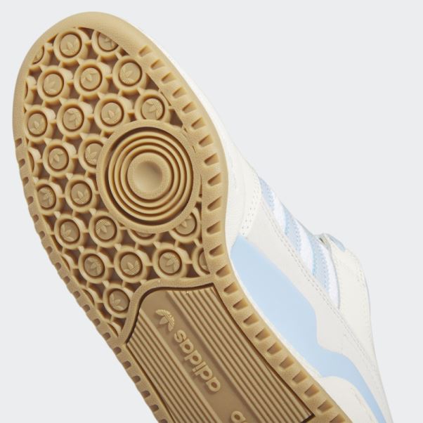 Chaussures Adidas Forum Mid Blanches