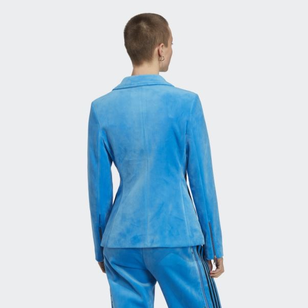 Oiseau Bleu Version Bleue Biker Santiago Veste Adidas