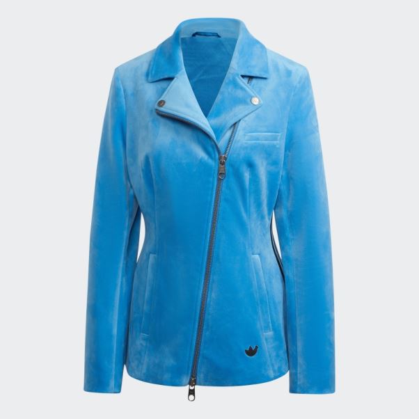 Oiseau Bleu Version Bleue Biker Santiago Veste Adidas