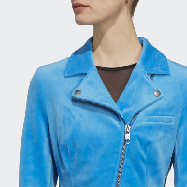 Oiseau Bleu Version Bleue Biker Santiago Veste Adidas