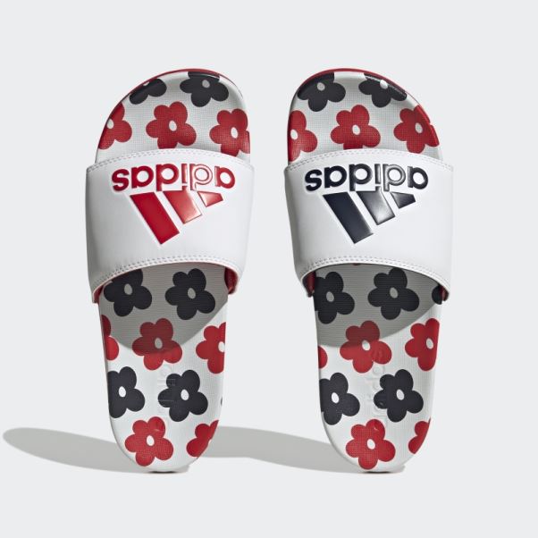 Adidas Adilette Comfort Slides écarlate