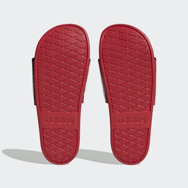 Adidas Adilette Comfort Slides écarlate