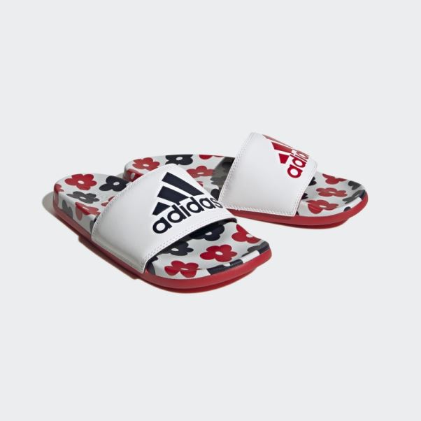 Adidas Adilette Comfort Slides écarlate