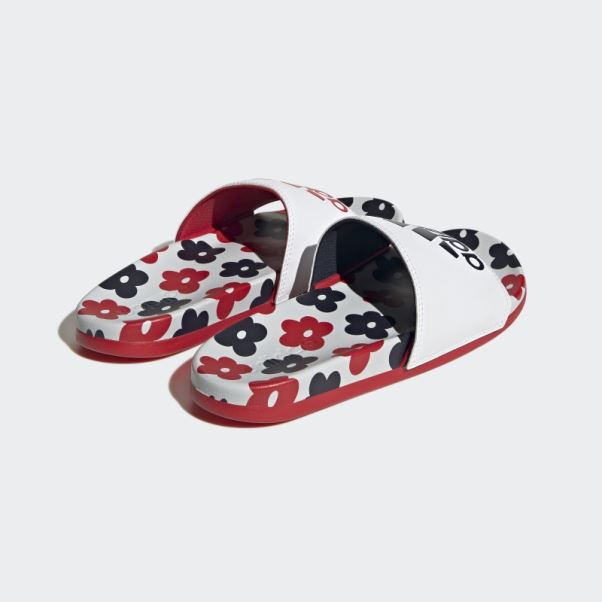 Adidas Adilette Comfort Slides écarlate