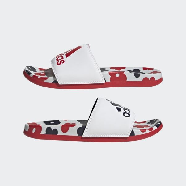 Adidas Adilette Comfort Slides écarlate