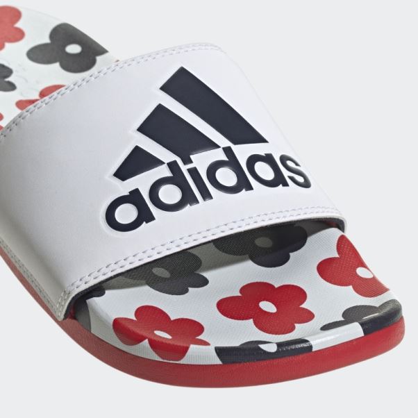 Adidas Adilette Comfort Slides écarlate