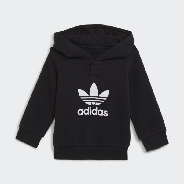 Adidas Adicolor Sweat à Capuche Blanc Ensemble
