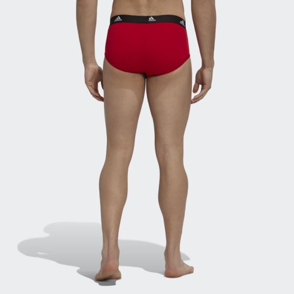 Slip Noir à 3 Bandes En Coton Comfort Flex Adidas