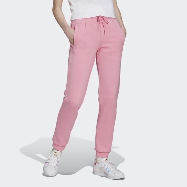 Pantalon De Jogging Slim En Polaire Adicolor Essentials Rose Adidas