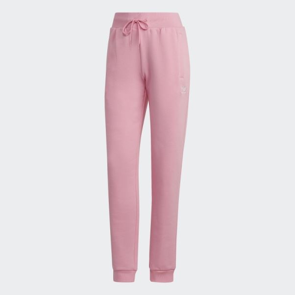 Pantalon De Jogging Slim En Polaire Adicolor Essentials Rose Adidas