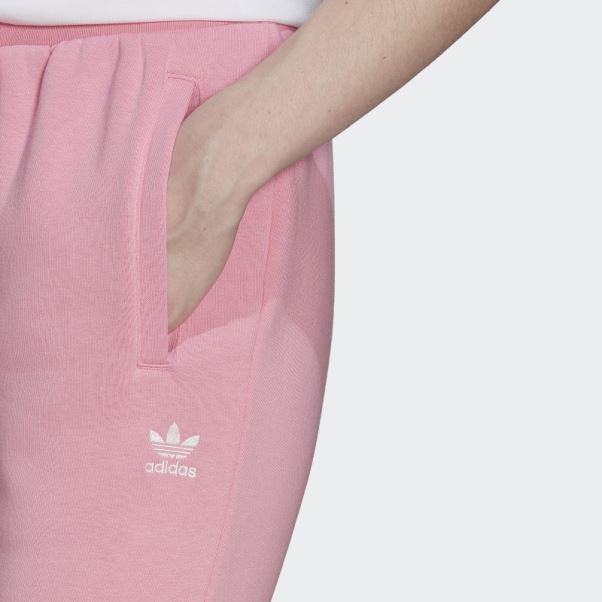 Pantalon De Jogging Slim En Polaire Adicolor Essentials Rose Adidas
