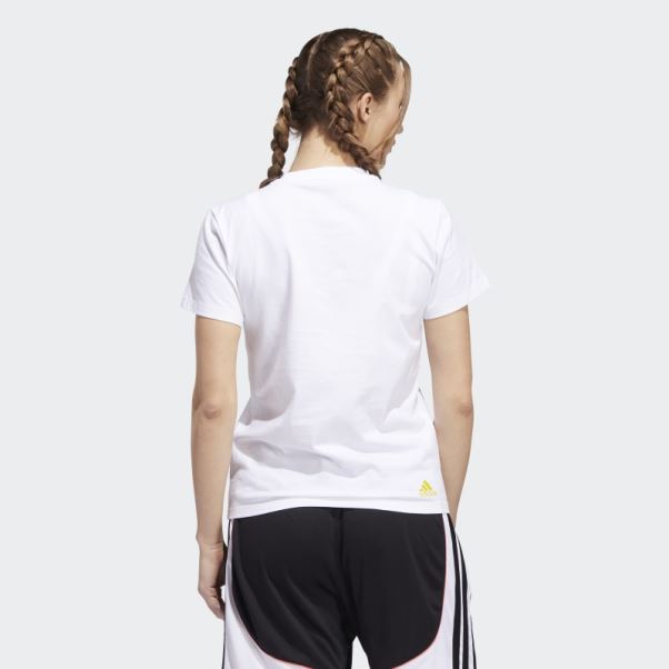 Adidas Lailaa T-shirt Blanc