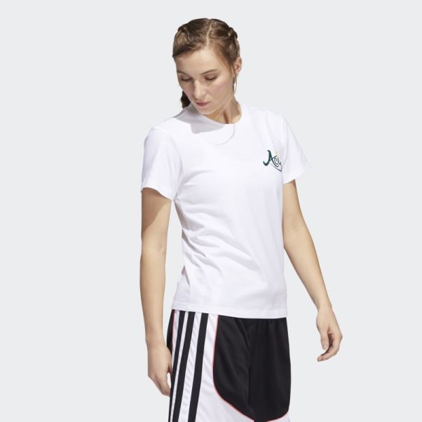 Adidas Lailaa T-shirt Blanc