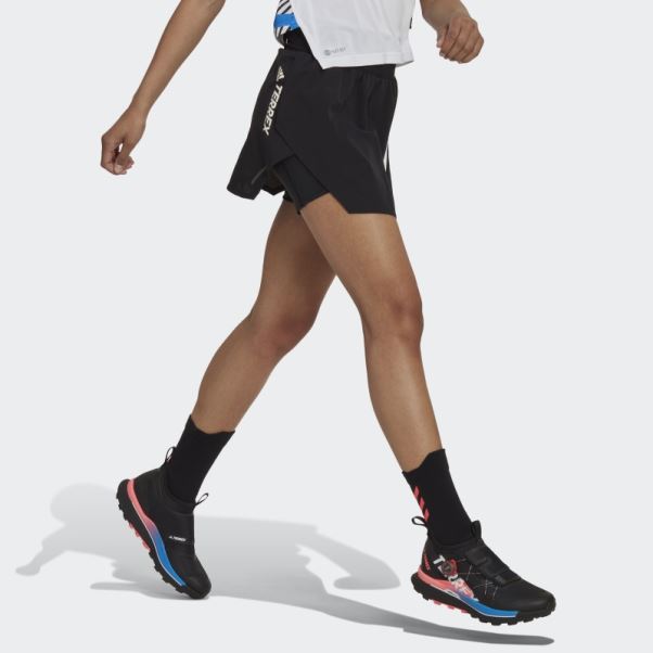 Adidas Short Noir Terrex Agravic Pro