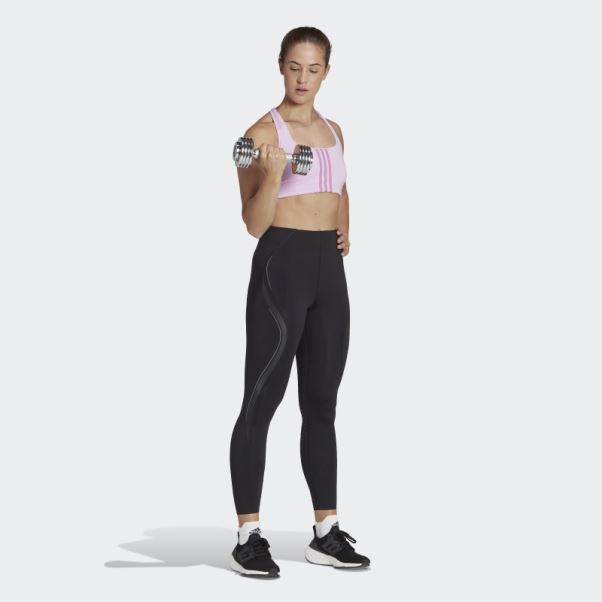 Soutien-gorge à Maintien Moyen Powerimpact Training Adidas Lilas