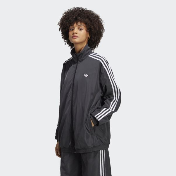 Haut De Survêtement Adidas Oversize Noir