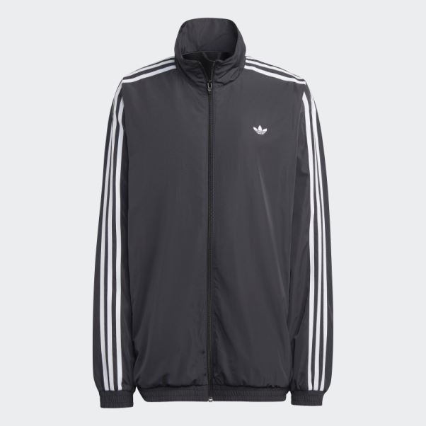Haut De Survêtement Adidas Oversize Noir