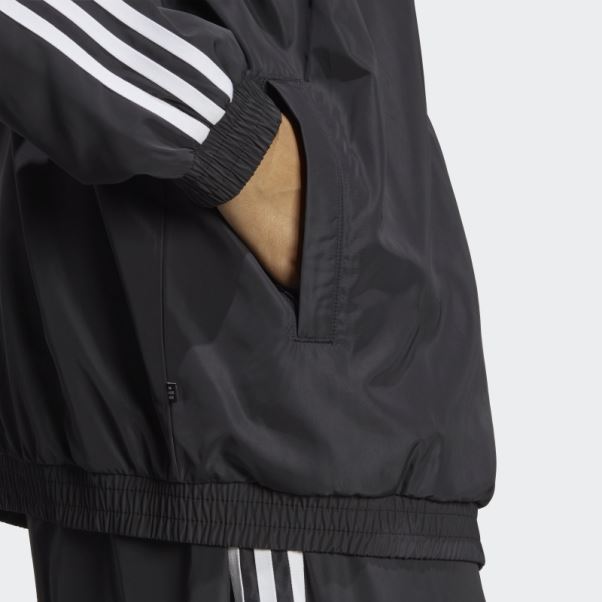 Haut De Survêtement Adidas Oversize Noir