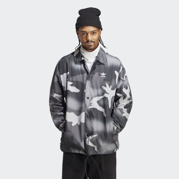 Graphique Camo Coach Veste Noir Adidas