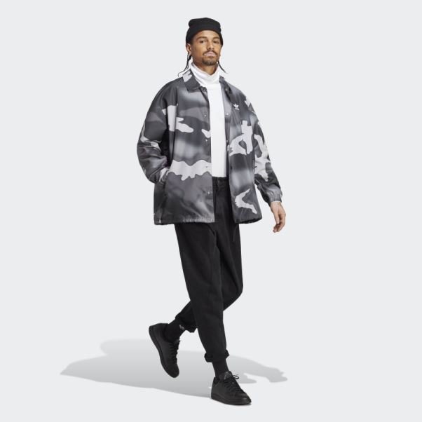 Graphique Camo Coach Veste Noir Adidas